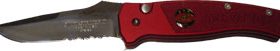 Randall King Swift Striker  2 With Red Handle, Serrated Blade