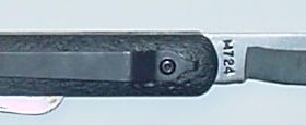 Colonial M724 Black Handle Military Pocket Knife