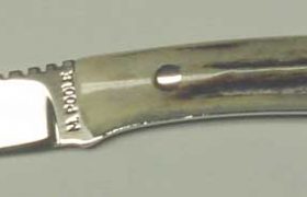 Marvin Poole BIRD AND TROUT KNIFE