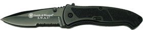 Smith & Wesson large SWAT black serrated edge
